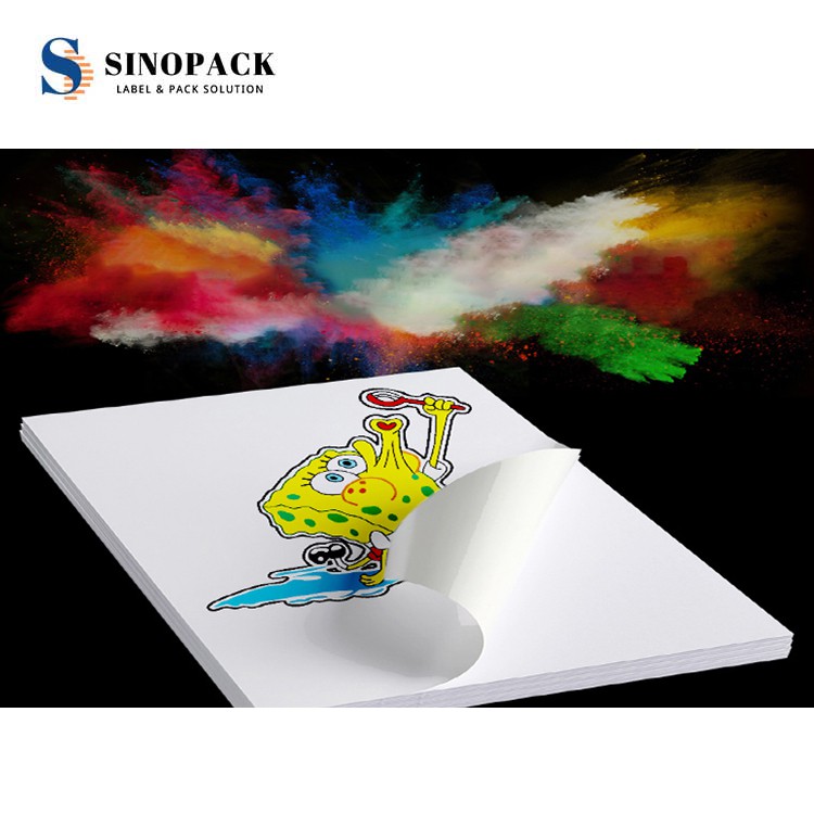 Inkjet samoljepljivi svijetlo bijeli PET