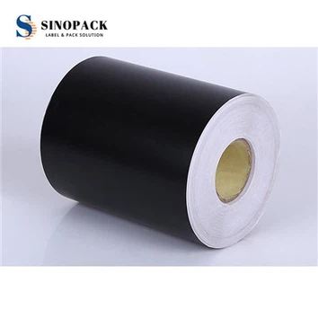 Crna PVC vinilna naljepnica